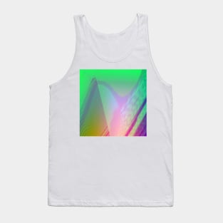 COLORFUL RAINBOW ABSTRACT TEXTURE Tank Top